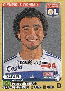 Sticker Rafael da Silva - FOOT 2015-2016 n. 202 - Panini