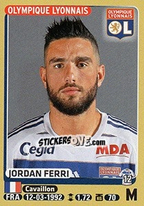 Sticker Jordan Ferri - FOOT 2015-2016 n. 206 - Panini