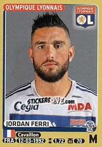 Figurina Jordan Ferri - FOOT 2015-2016 - Panini