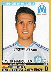 Cromo Javier Manquillo - FOOT 2015-2016 - Panini