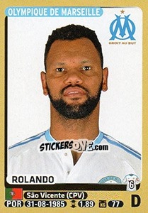 Sticker Rolando - FOOT 2015-2016 - Panini