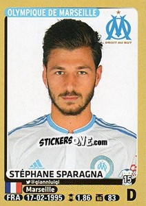 Cromo Stéphane Sparanga - FOOT 2015-2016 - Panini