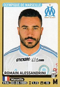 Cromo Romain Alessandrini - FOOT 2015-2016 n. 229 - Panini