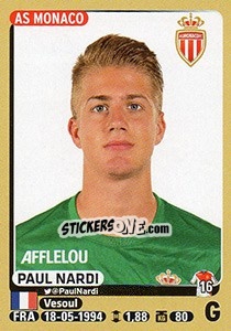Sticker Paul Nardi - FOOT 2015-2016 n. 242 - Panini