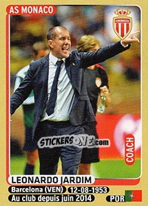 Sticker Leonardo Jardim (coach) - FOOT 2015-2016 n. 246 - Panini