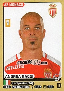 Figurina Andrea Raggi - FOOT 2015-2016 - Panini