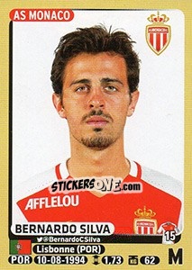 Sticker Bernardo Silva - FOOT 2015-2016 n. 258 - Panini