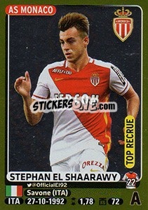 Figurina Stephan El Shaarawy (Top Recrue) - FOOT 2015-2016 - Panini