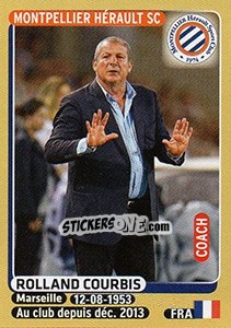 Sticker Rolland Courbis (coach) - FOOT 2015-2016 n. 270 - Panini