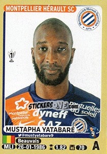 Cromo Mustapha Yatabaré - FOOT 2015-2016 n. 287 - Panini