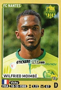 Cromo Wilfried Moimbé - FOOT 2015-2016 - Panini