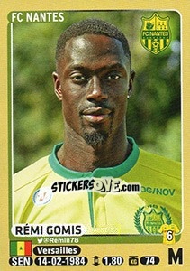 Sticker Rémi Gomis - FOOT 2015-2016 n. 301 - Panini