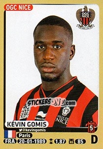Sticker Kévin Gomis - FOOT 2015-2016 n. 321 - Panini