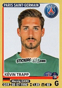 Sticker Kévin Trapp - FOOT 2015-2016 n. 339 - Panini