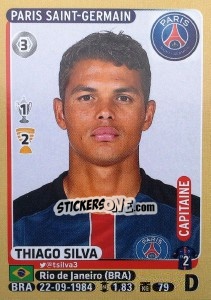 Sticker Thiago Silva - FOOT 2015-2016 n. 346 - Panini