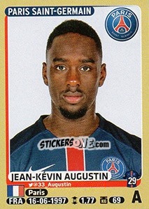 Sticker Jean-Kévin Augustin - FOOT 2015-2016 n. 356 - Panini