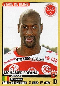 Sticker Mohamed Fofana - FOOT 2015-2016 n. 364 - Panini