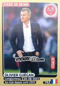 Sticker Olivier Guégan (coach) - FOOT 2015-2016 n. 366 - Panini