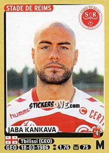 Sticker Jaba Kankava - FOOT 2015-2016 - Panini