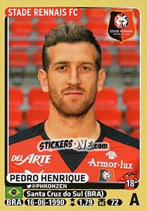 Sticker Pedro Henrique - FOOT 2015-2016 n. 406 - Panini