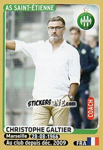Sticker Christophe Galtier (coach) - FOOT 2015-2016 n. 414 - Panini