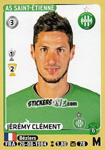 Sticker Jérémy Clément