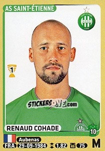 Sticker Renaud Cohade - FOOT 2015-2016 n. 423 - Panini