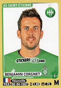 Sticker Benjamin Corgnet - FOOT 2015-2016 - Panini