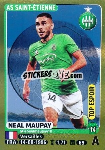 Figurina Neal Maupay (Top Espoir) - FOOT 2015-2016 - Panini