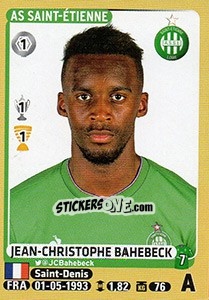 Cromo Jean-Christophe Bahebeck - FOOT 2015-2016 - Panini