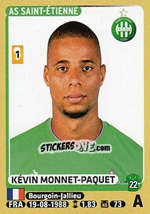 Sticker Kévin Monnet-Paquet - FOOT 2015-2016 n. 430 - Panini