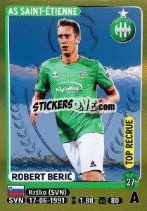 Sticker Robert Beric (Top Recrue) - FOOT 2015-2016 - Panini