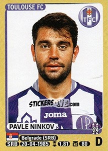 Sticker Pavle Ninkov - FOOT 2015-2016 n. 440 - Panini