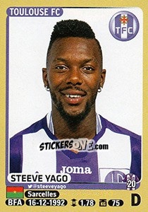 Sticker Steeve Yago - FOOT 2015-2016 n. 443 - Panini