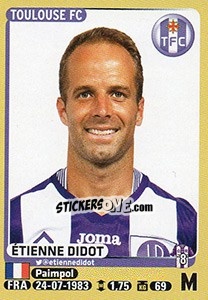 Cromo étienne Didot - FOOT 2015-2016 n. 446 - Panini