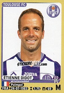 Sticker étienne Didot - FOOT 2015-2016 - Panini