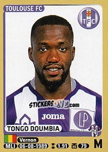 Sticker Tongo Doumbia - FOOT 2015-2016 n. 447 - Panini