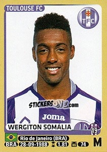 Figurina Wergiton Somália - FOOT 2015-2016 - Panini