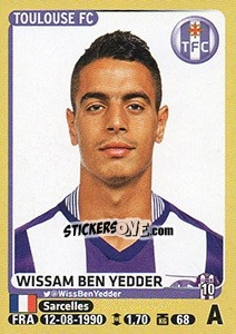 Sticker Wissam Ben Yedder - FOOT 2015-2016 - Panini