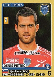 Figurina Denis Petric - FOOT 2015-2016 n. 459 - Panini