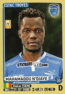 Sticker Mahamadou N'Diaye - FOOT 2015-2016 n. 465 - Panini