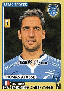 Sticker Thomas Ayasse - FOOT 2015-2016 - Panini