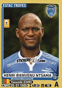Sticker Henri Bienvenu Ntsama - FOOT 2015-2016 n. 479 - Panini