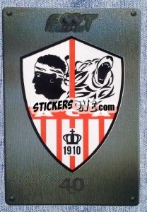Sticker Ecusson AC Ajaccio - FOOT 2015-2016 n. 481 - Panini