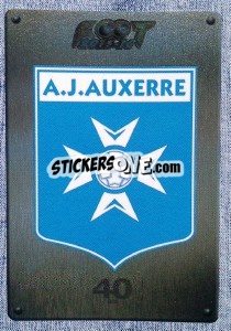Cromo Ecusson AJ Auxerre