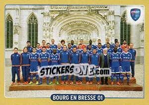 Sticker Equipe Bourg en Bresse 01 - FOOT 2015-2016 - Panini
