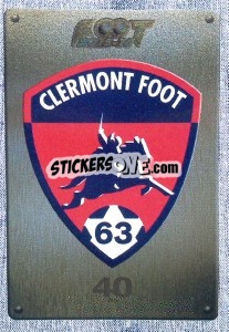 Sticker Ecusson Clermont Foot