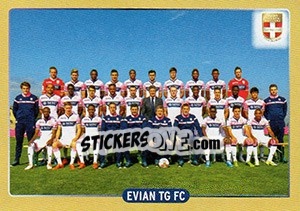 Sticker Equipe Evian Tg Fc - FOOT 2015-2016 n. 496 - Panini