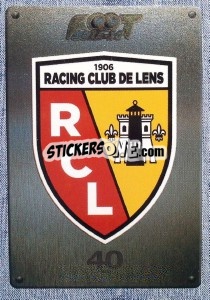 Cromo Ecusson Racing Club de Lens - FOOT 2015-2016 - Panini