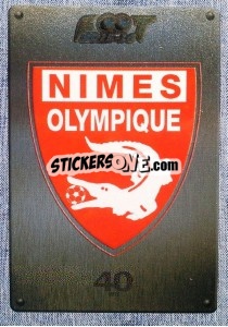 Cromo Ecusson Nîmes Olympique